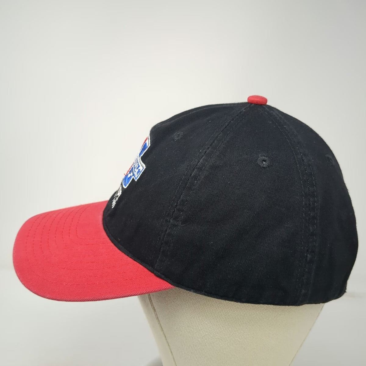 Reebok Super Bowl XL Detroit 2006 Black Red Baseball Cap Hat One Size Embroidery