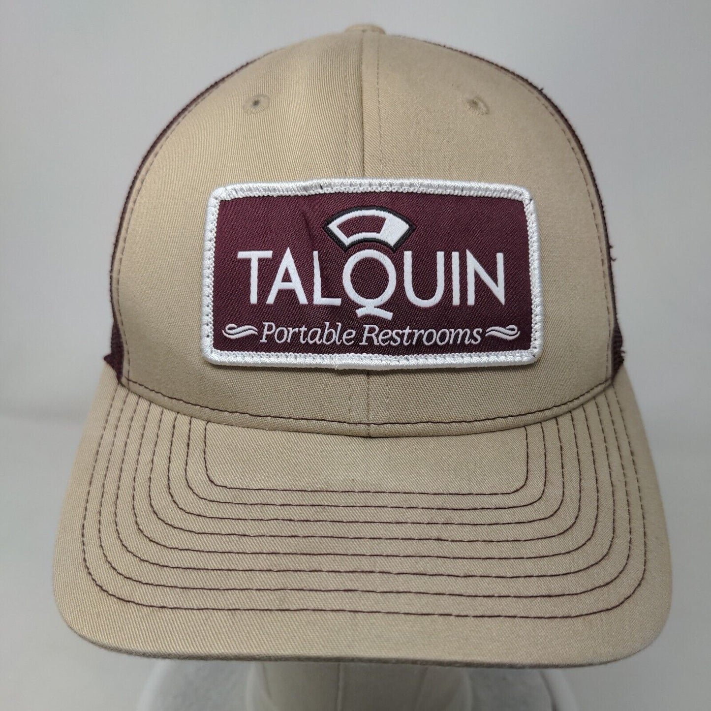 Talquin Portable Restrooms Snapback Mesh Back Trucker Hat Multi One Size