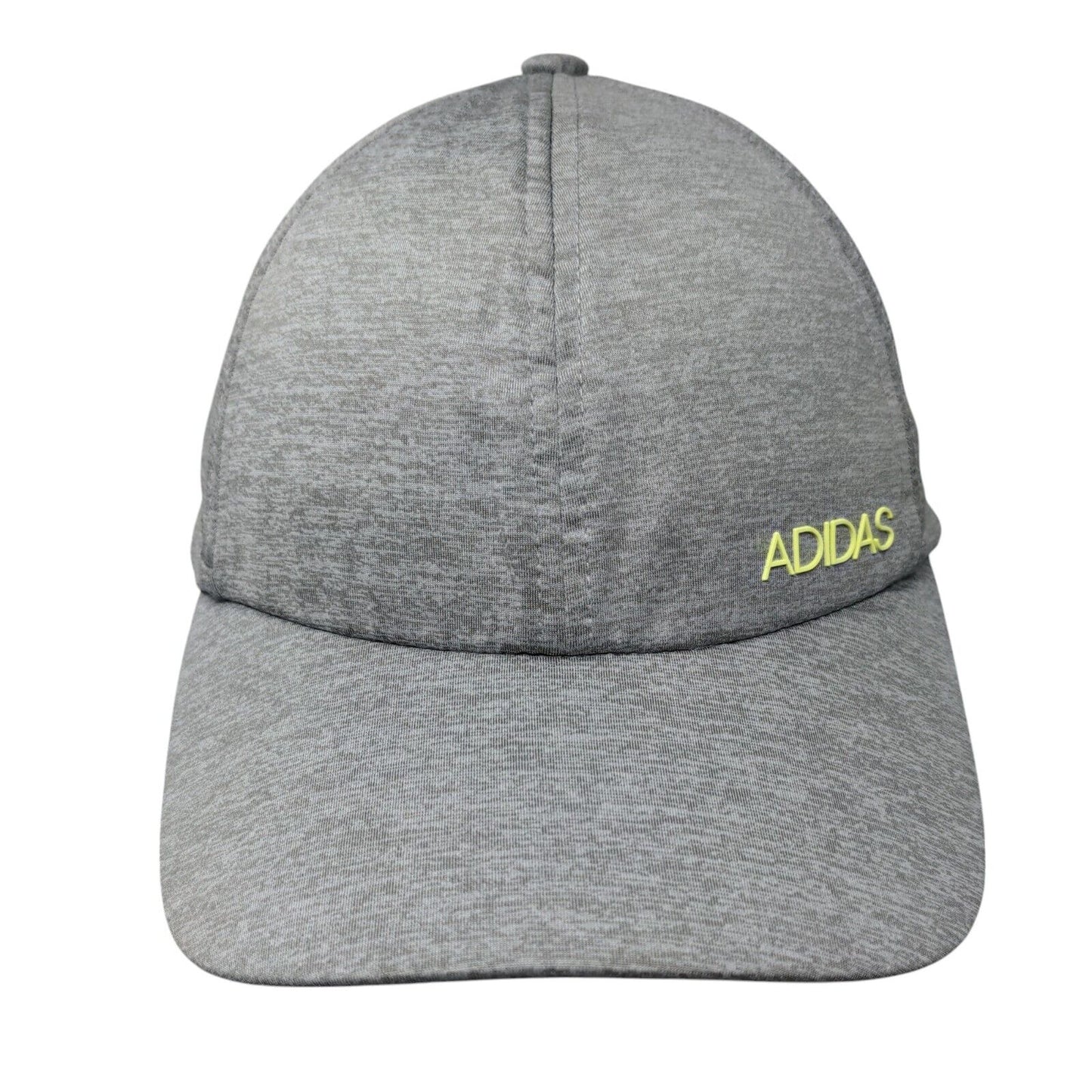 Adidas Spell Out Strapback Hat Heather Gray One Size Adjustable Outdoor