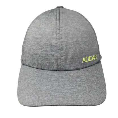Adidas Spell Out Strapback Hat Heather Gray One Size Adjustable Outdoor