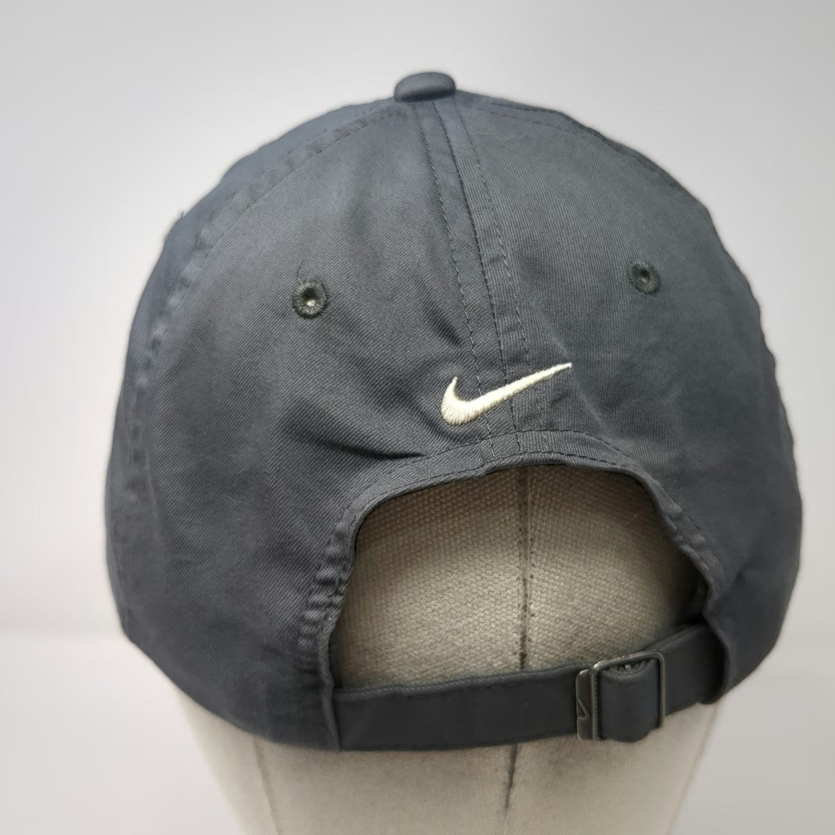 Nike Baseball Cap Gray One Size Heritage86 Dri-FIT Letter H Logo Slideback Hat