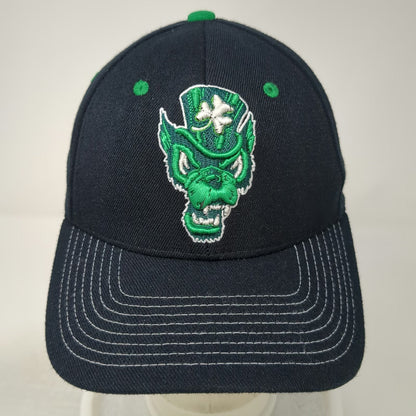 Zephyr Baseball Cap Black L Nevada Wolf Pack Shamrock Stretch Fit Fitted Hat