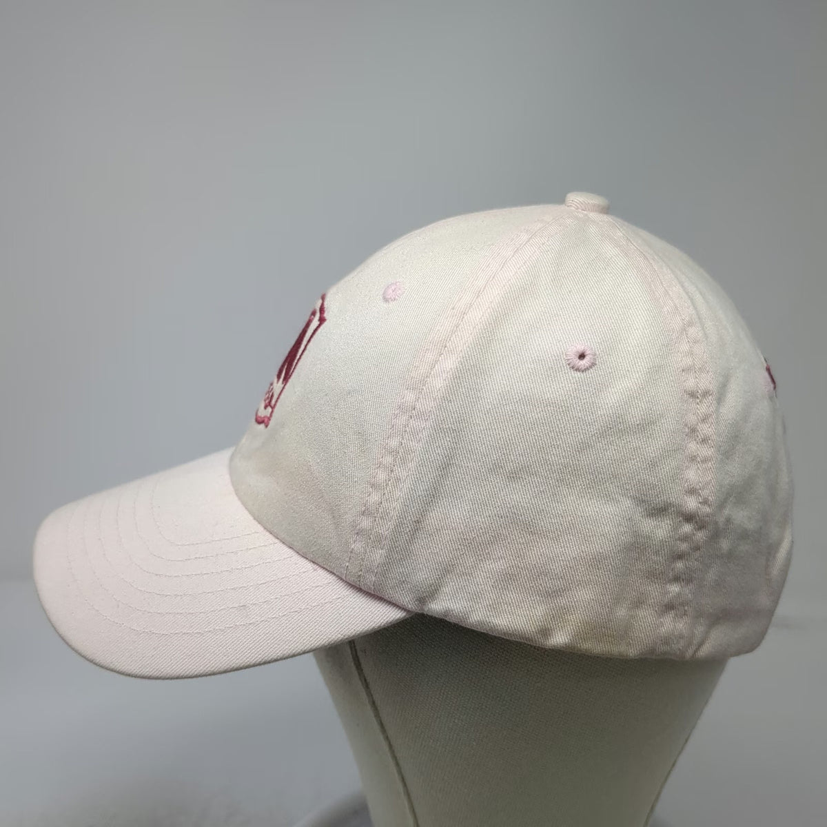 Baseball Cap Pink One Size Mary's Tack & Feed Horse Logo Del Mar Slideback hat
