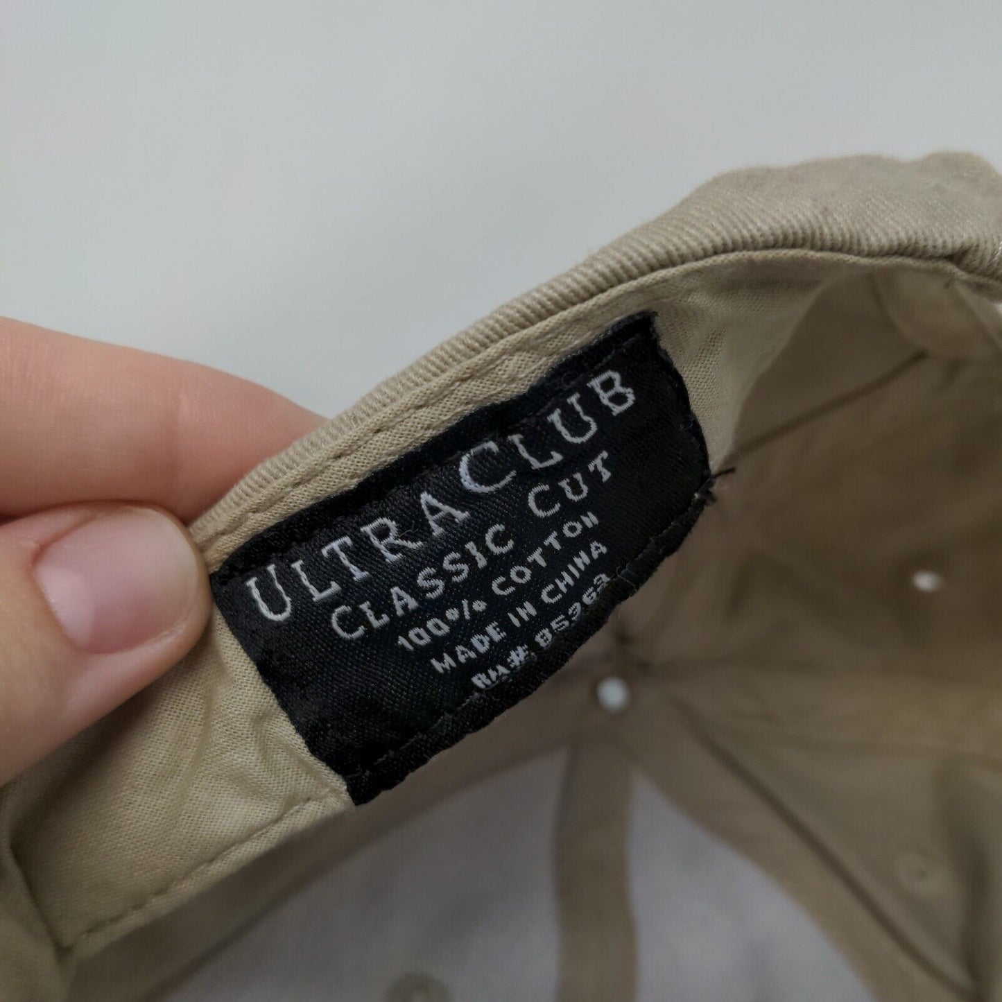 Swat Exterminating Co. Strapback Hat Tan One Size Ultra Club Classic Cut