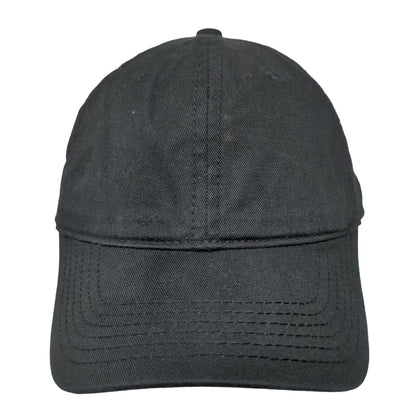 Unbranded Men's Slideback Hat Black Size OSFM Embroidered 100% Cotton PH Logo