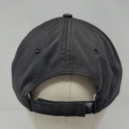 Black Knights Strapback Hat Black Medium-Large Embroidered Richardson