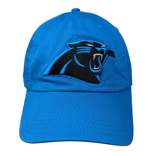 NFL Men's Slideback Hat Blue Size OS Embroidered Carolina Panthers Logo Cotton