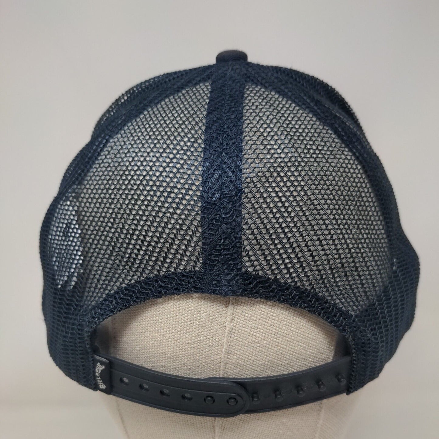 Billabong Snapback Trucker Hat Blue One Size Adjustable Embroidered Mesh Back