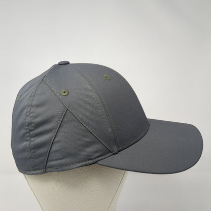 Idaho Power Fitted Hat Gray L/XL Embroidered Vented Holes 6 Panel Ogio Endurance