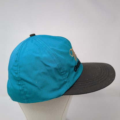 Miller Genuine Draft Snapback Trucker Hat Blue Black Embroidered Logo