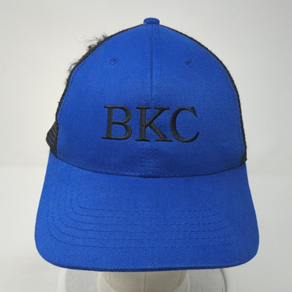 BKC Strapback Hat Blue One Size Mesh Back Adjustable Colorblock Outdoor