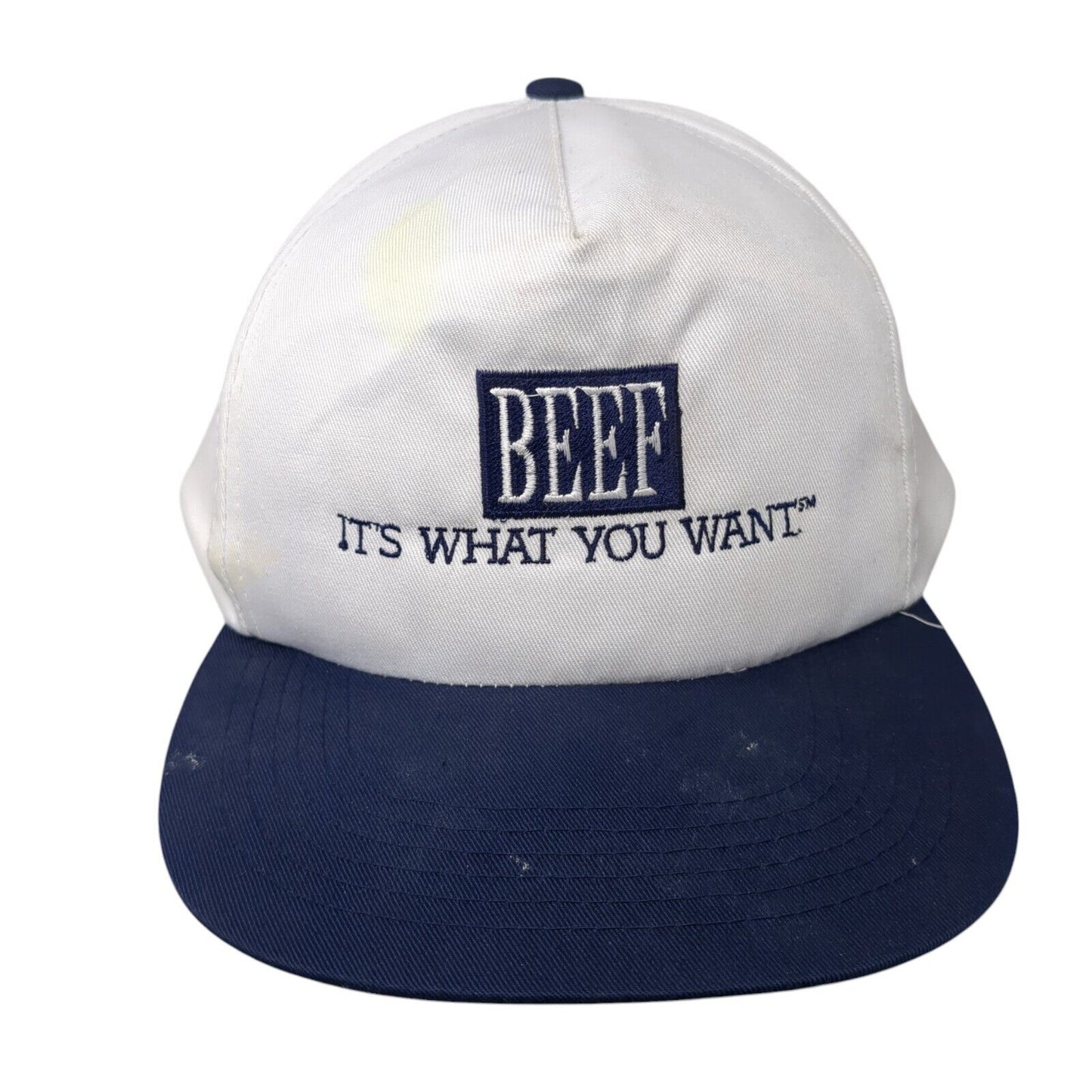 Beef It's What You Want Snapback Hat Multicolor One Size Adjustable West Pro