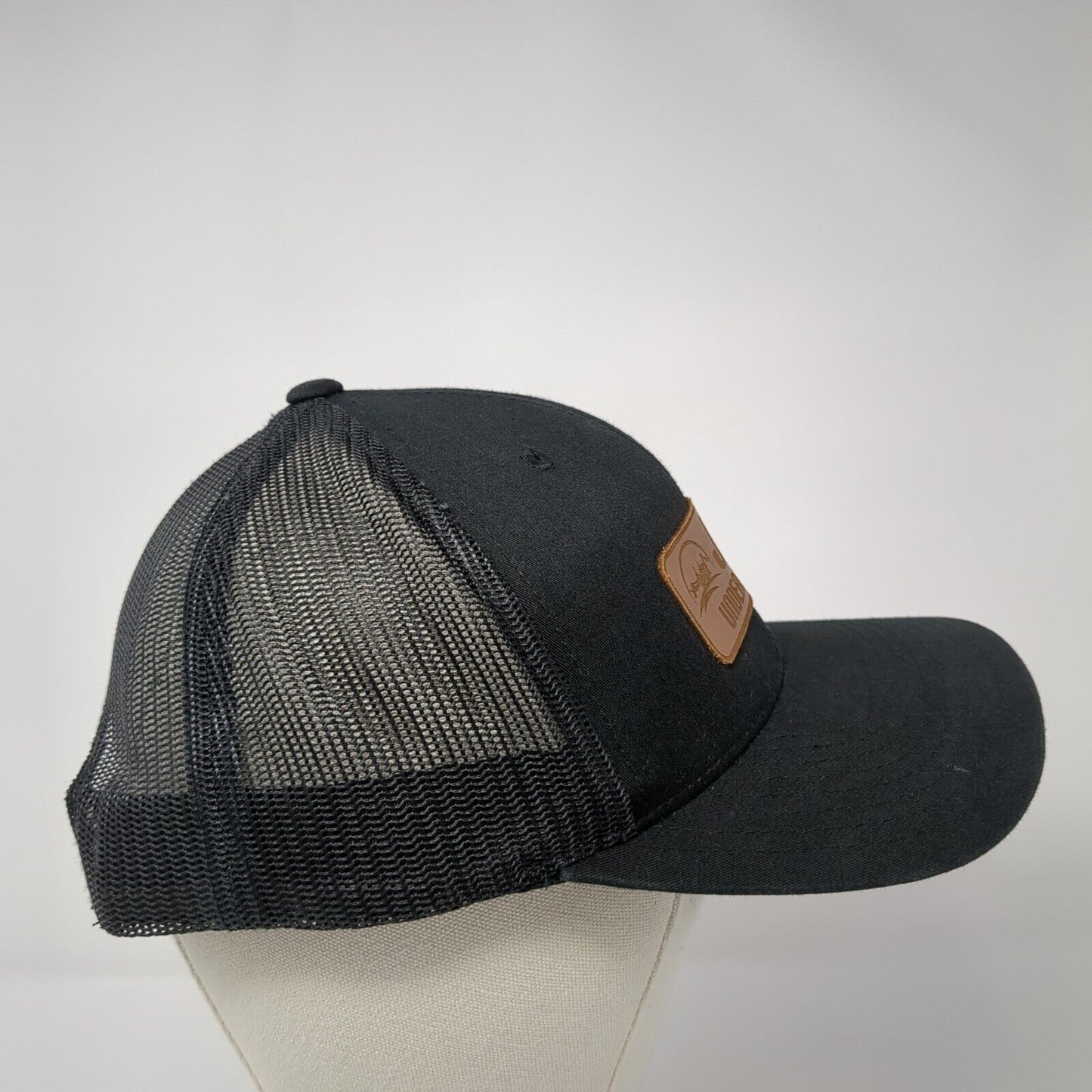 J.C.A. Underground Snapback Trucker Hat Black OS Adjustable Mesh Back Yupoong