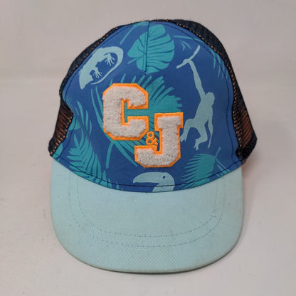 Unbranded Boy's Toddler Stretchy Mesh Back Hat Blue Size 2T-5T Embroidered Logo