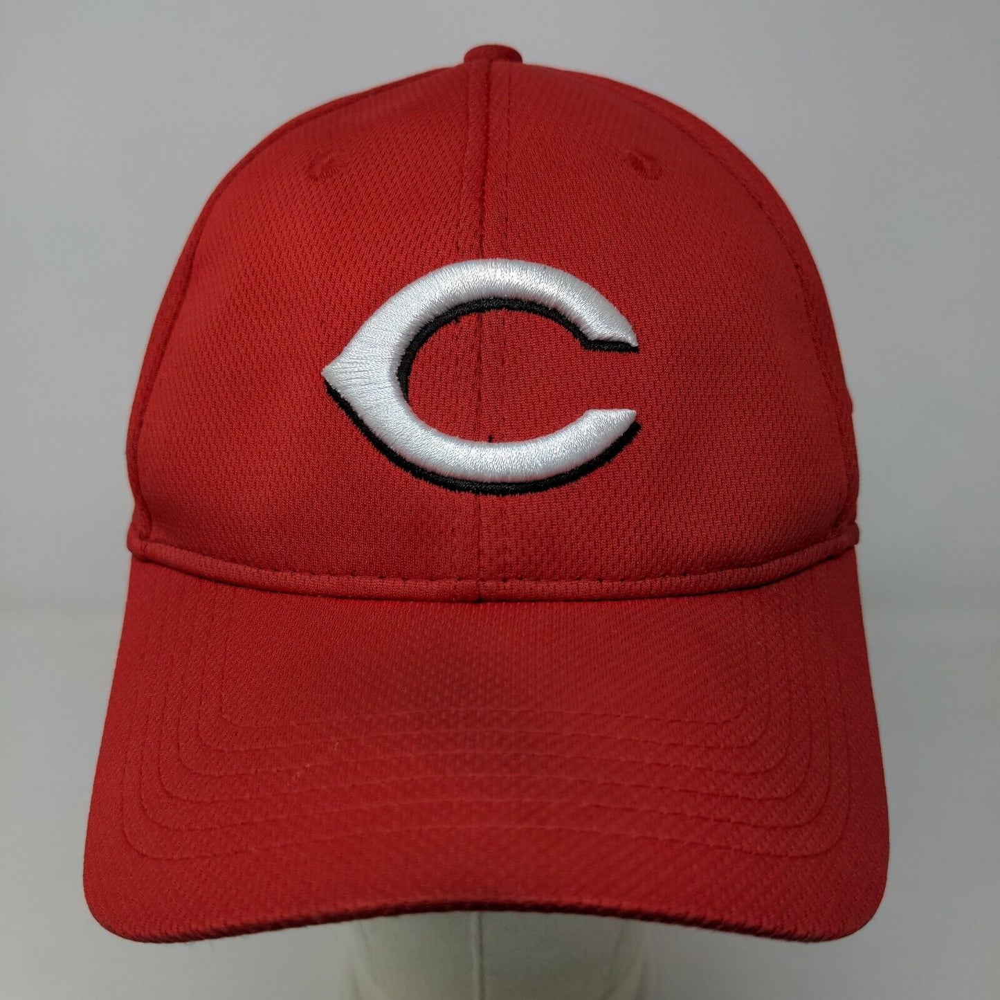 OC Sports Men's Strapback Hat Red Size OSFM Embroidered Cincinnati Reds Logo