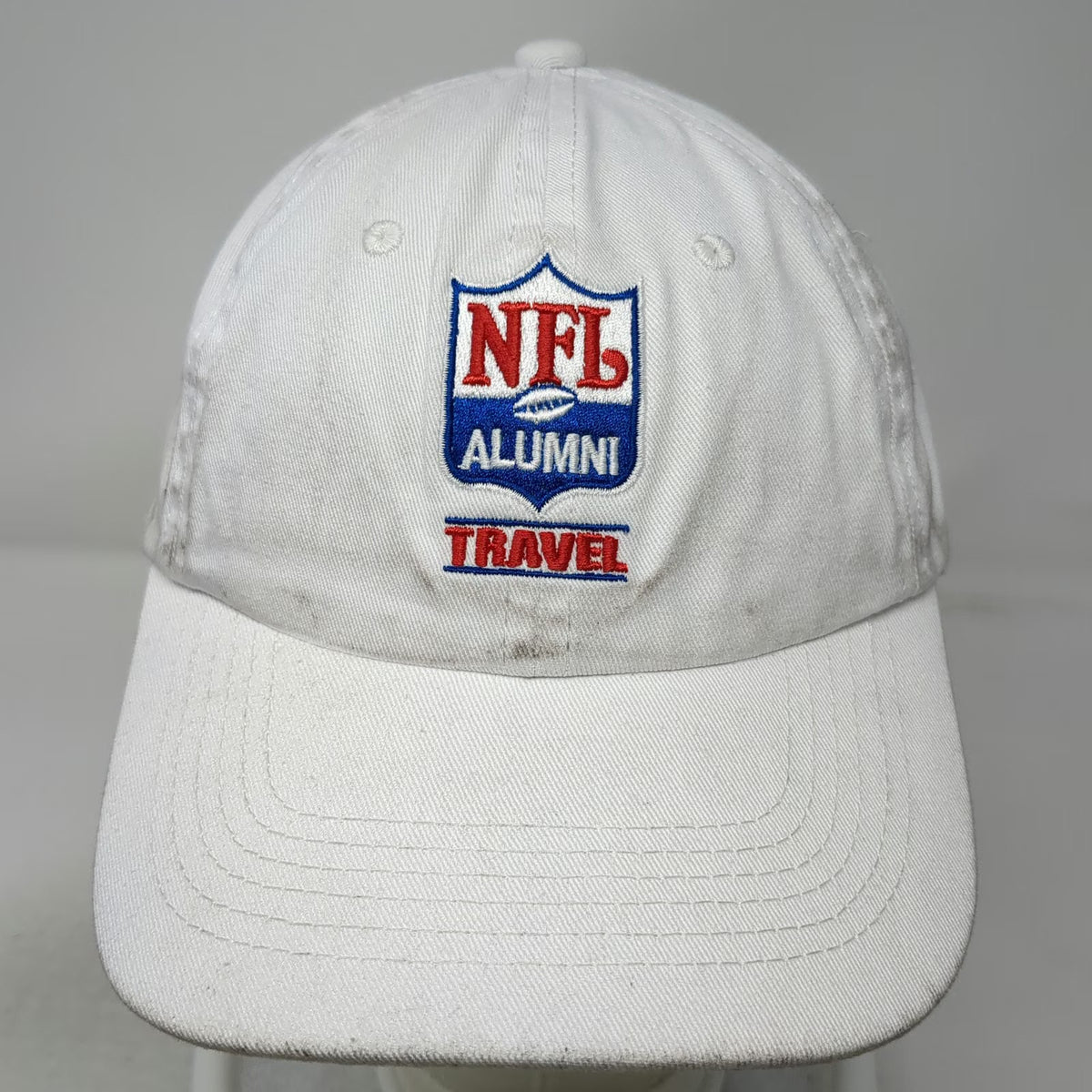 Outdoor Cap NFL Alumni Travel White One Size Strapback Embroidered Logo Hat