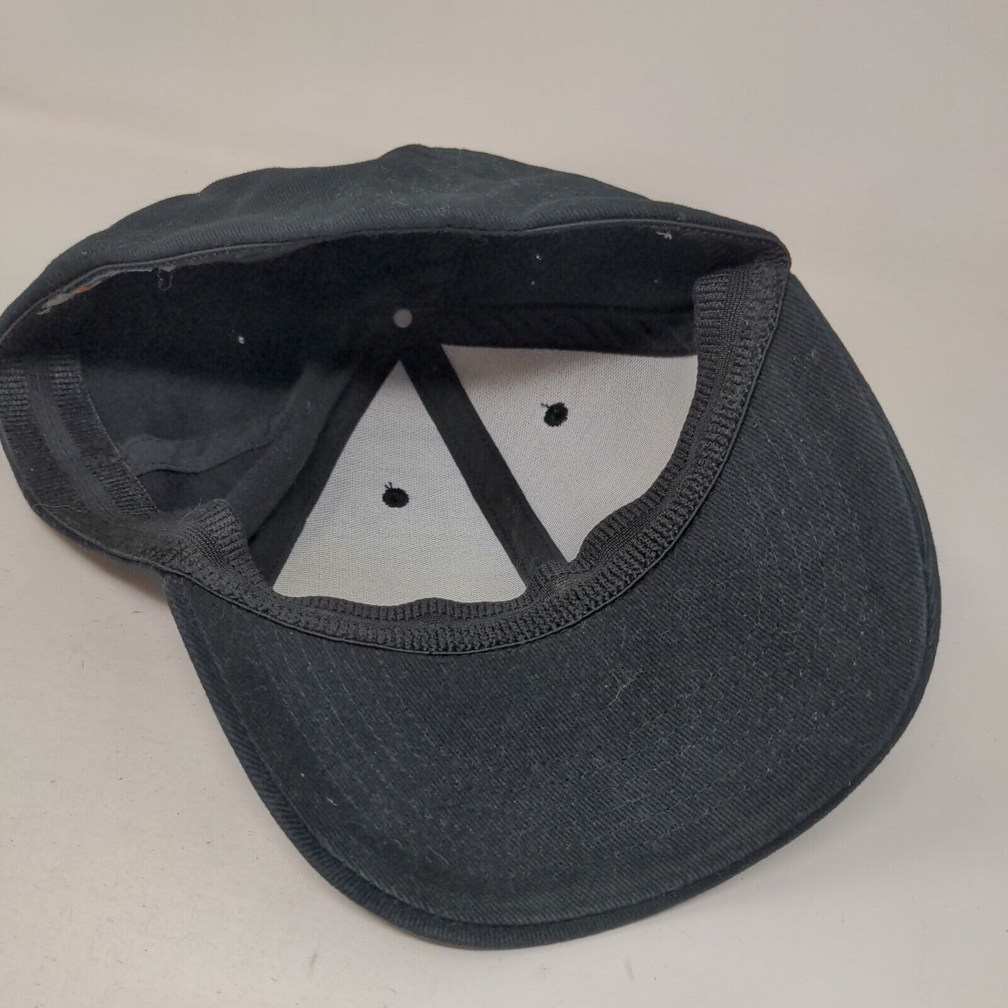 Toppers Pizza Fitted Hat Black L/XL HTT Head To Toe Employee Uniform