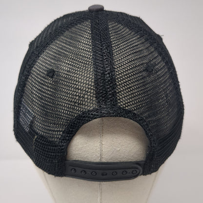1890 Yosemite California Snapback Trucker Hat Gray One Size Adjustable Mesh Back