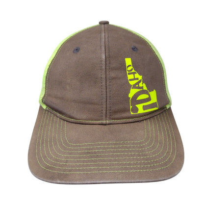 Idaho Snapback Mesh Back Trucker Hat Multi One Size Port Authority