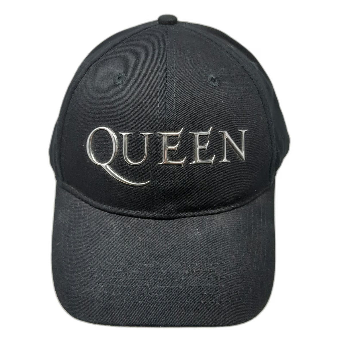 Rock Off Queen Band Black One Size Baseball Cap We Will Rock You Metallic Hat