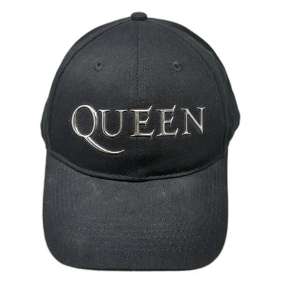 Rock Off Queen Band Black One Size Baseball Cap We Will Rock You Metallic Hat