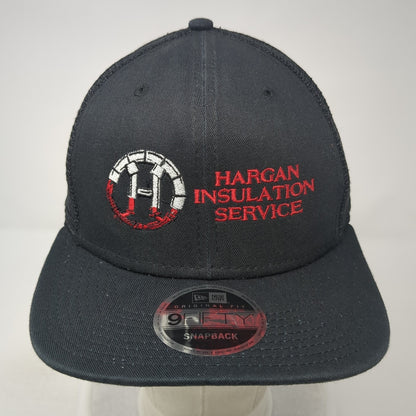 Hargan Insulation Service Trucker Hat Black OS Adjustable Mesh Back New Era