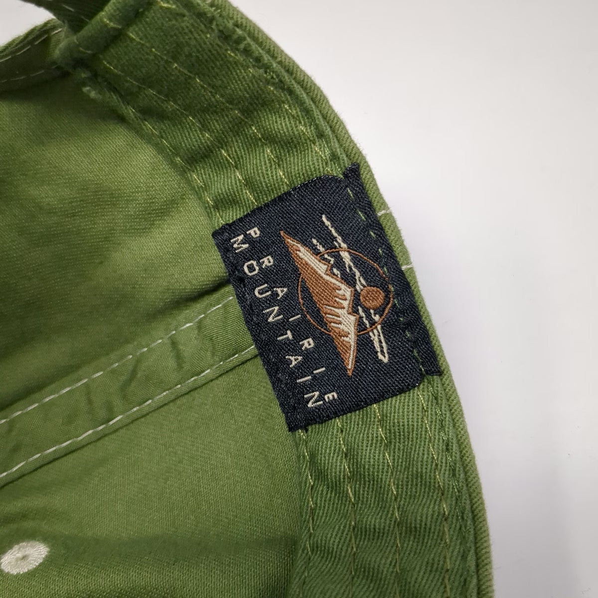 Prairie Mountain Baseball Cap Green One Size Yellowstone National Park Bison Hat