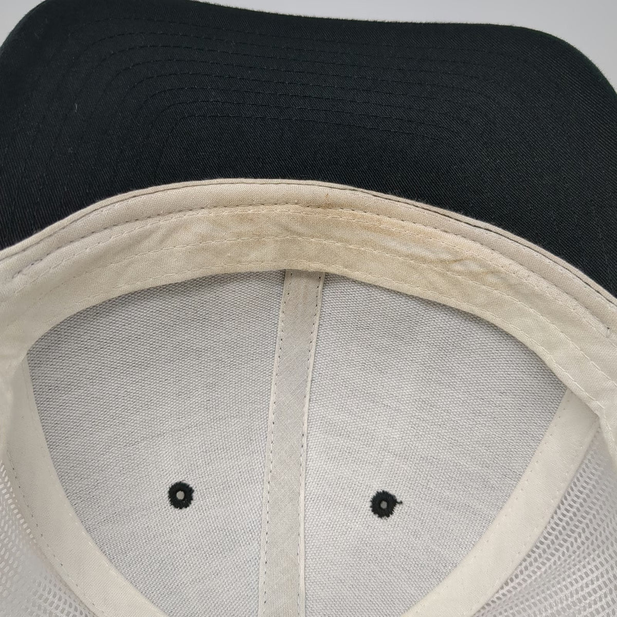 Yupoong Trucker Hat Black White One Size Seaside Brewing Co Mesh Back Snapback
