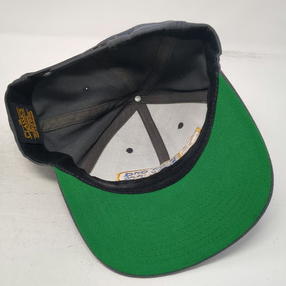 Yupoong Dion and Sons Inc Trucker Hat Gray One Size Snapback Green Under Brim