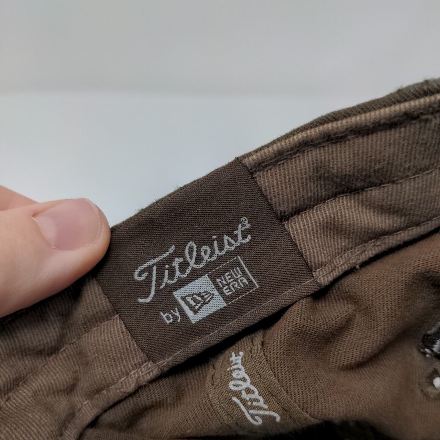 Titleist #1 Slideback Hat Brown OSFA Adjustable Embroidered New Era