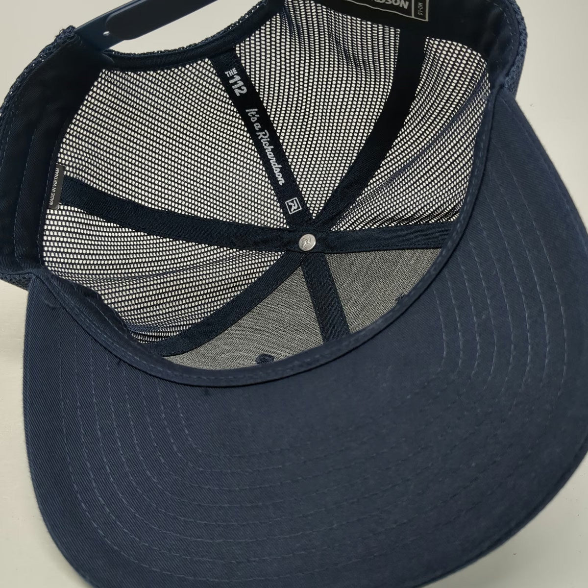 Richardson Trucker Hat Blue Yellow L Oregon Dudley 2020 Snapback Mesh Back
