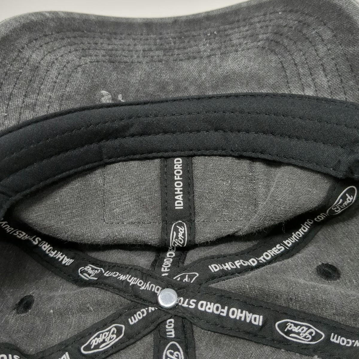 Ford Snapback Hat Gray One Size Built Ford Tough American Flag Idaho Promotional