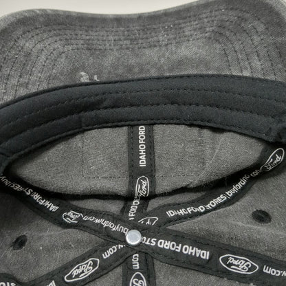Ford Snapback Hat Gray One Size Built Ford Tough American Flag Idaho Promotional