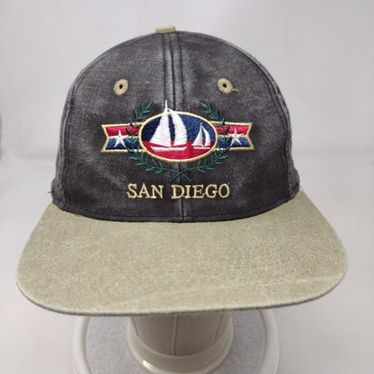 San Diego Sailboat Snapback Hat Multicolor OSFA Embroidered Monterey