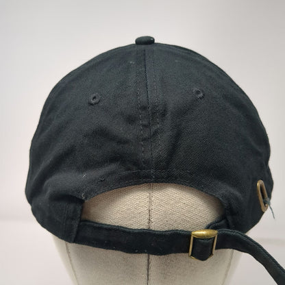 Stussy Baseball Cap Black One Size Red Green Logo White Piping Slideback hat