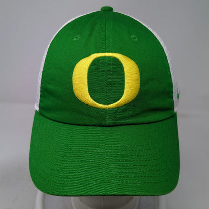 Nike Oregon Ducks NCAA Green L Mesh Back Adjustable Slideback Hat Swoosh Logo