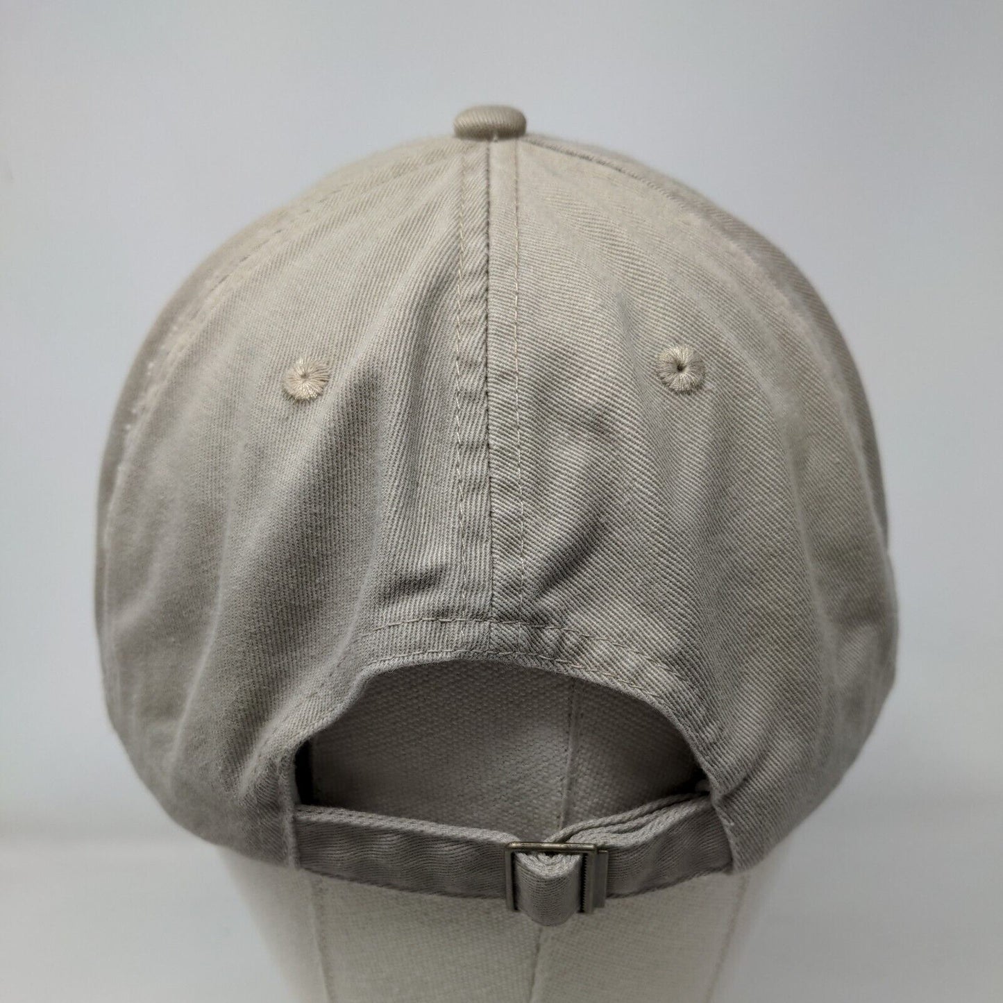 JT Jack Threads Slideback Hat Tan One Size Adjustable Solid Blank