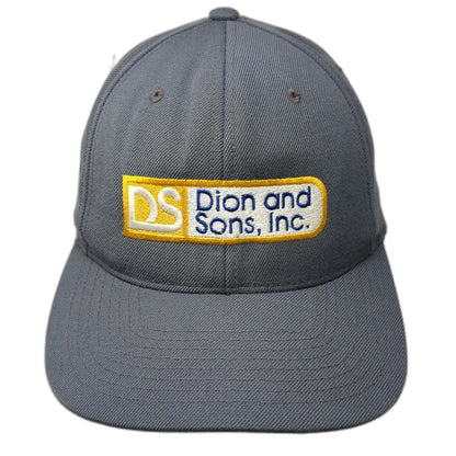 Yupoong Dion and Sons Inc Trucker Hat Gray One Size Snapback Green Under Brim