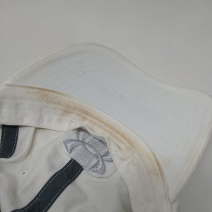 Under Armour Women's Slideback Hat White OSFM Embroidered 6 Panel