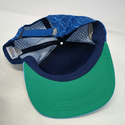 BOCO Gear 5 Panel Hat Blue One Size Strapback California Coast 500 Run Local