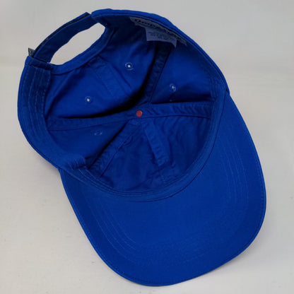 Old Memorial Strapback Hat Blue OSFA Embroidered 6 Panel Imperial