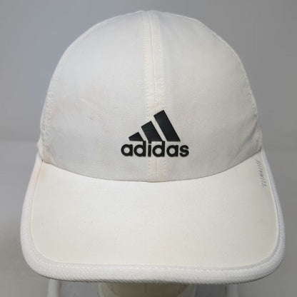 Adidas Baseball Cap White One Size Climalite Mesh Performance Athletic Golf Hat