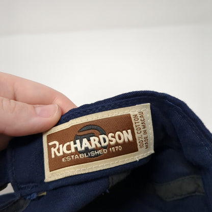 Work Sucks I'm Going To The River Slideback Hat Blue OS Adjustable Richardson