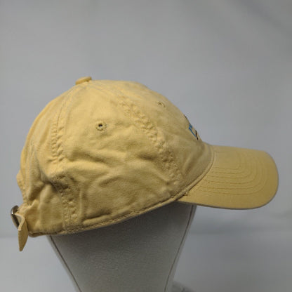 Land View Slideback Hat Yellow OSFA Embroidered Drift Creek Outdoors