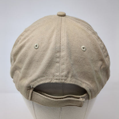 Zion Canyon Strapback Hat Tan One Size Adjustable Embroidered 6 Panel Cotton