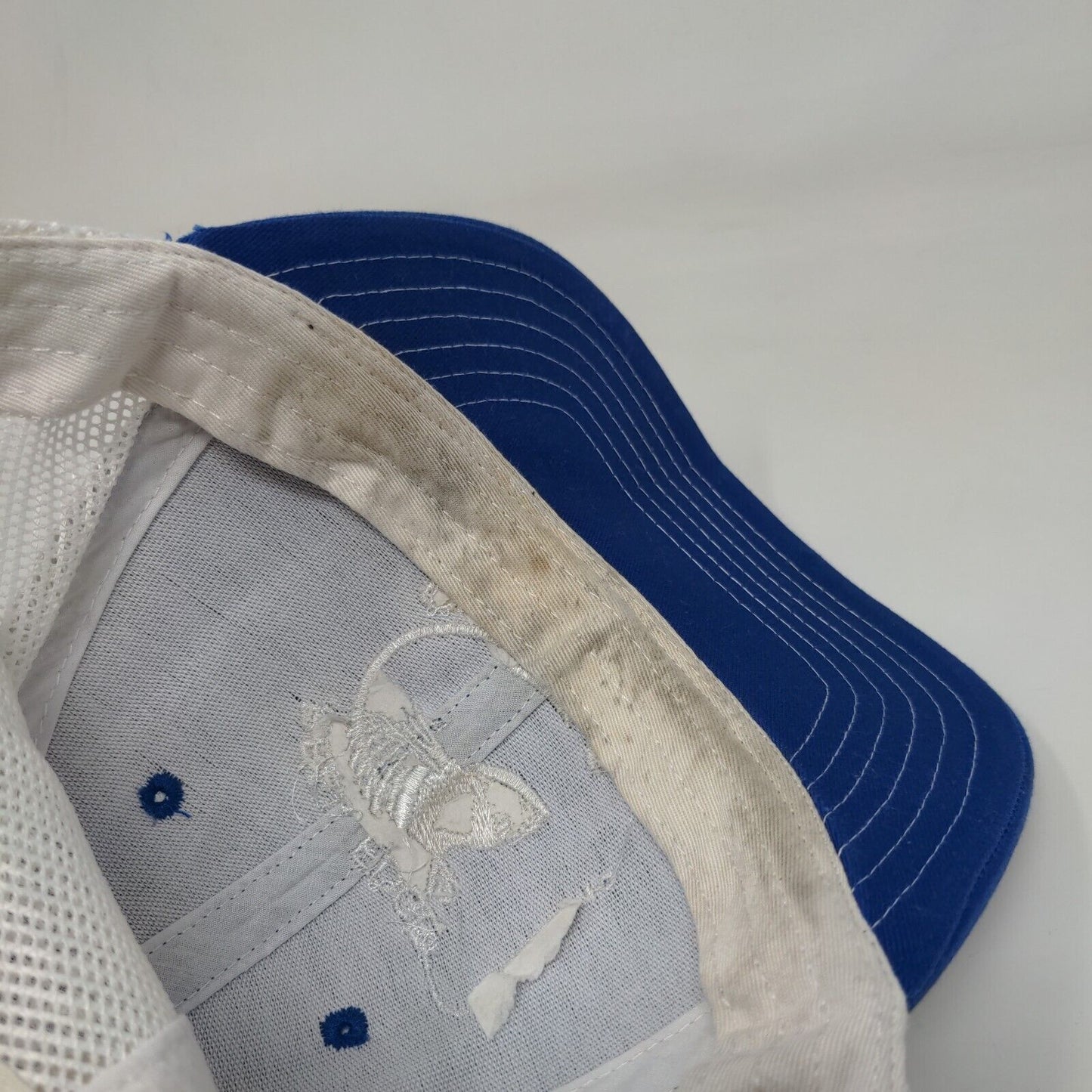 Reel Edge Charters Snapback Trucker Hat Blue OSFM Mesh Back Otto