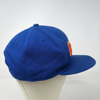 Denver Broncos NFL New Era Snapback Blue One Size Hat 9FIFTY Flat Brim Script