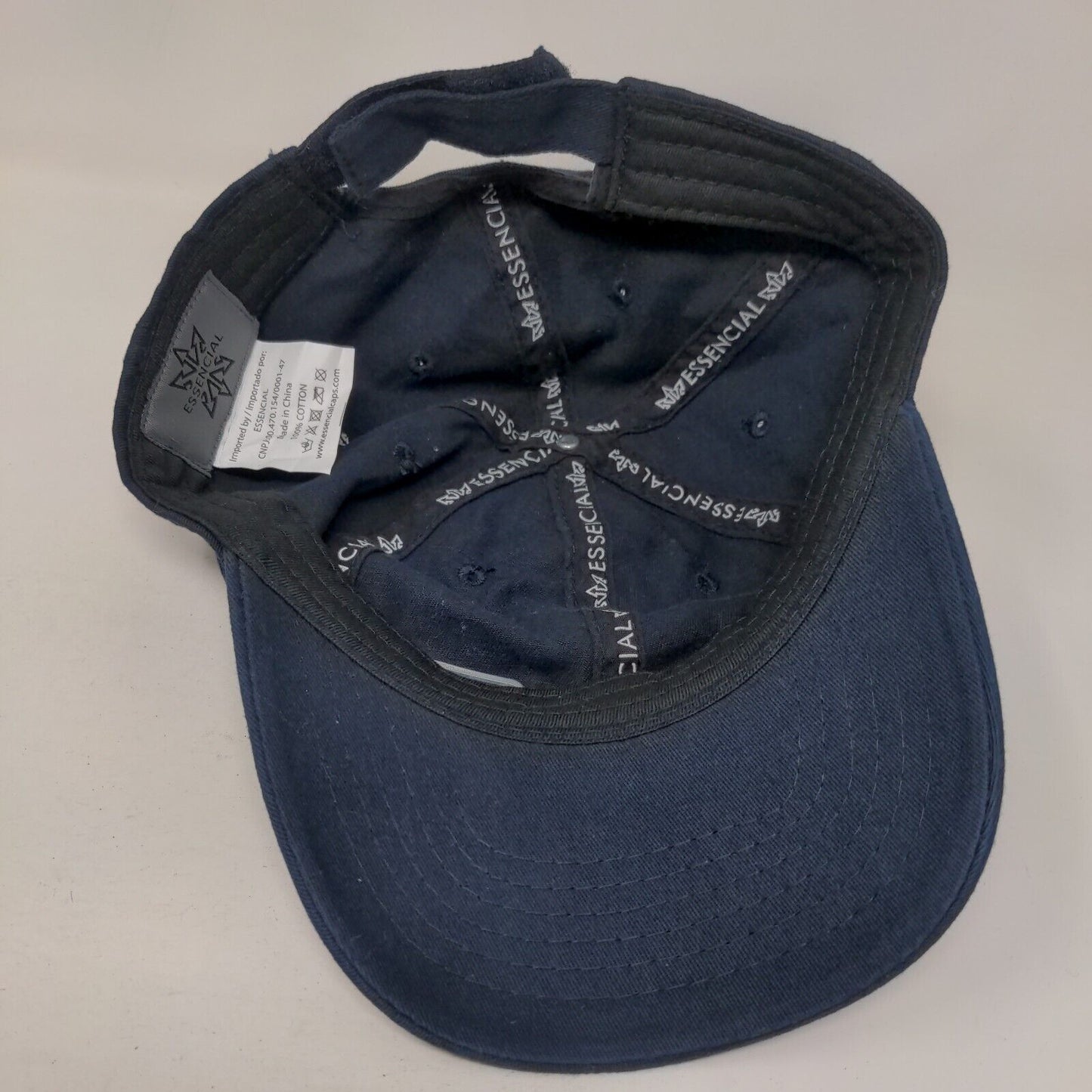 Daytona Beach Strapback Hat Blue One Size Adjustable 6 Panel Essencial