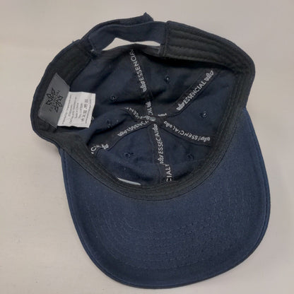Daytona Beach Strapback Hat Blue One Size Adjustable 6 Panel Essencial