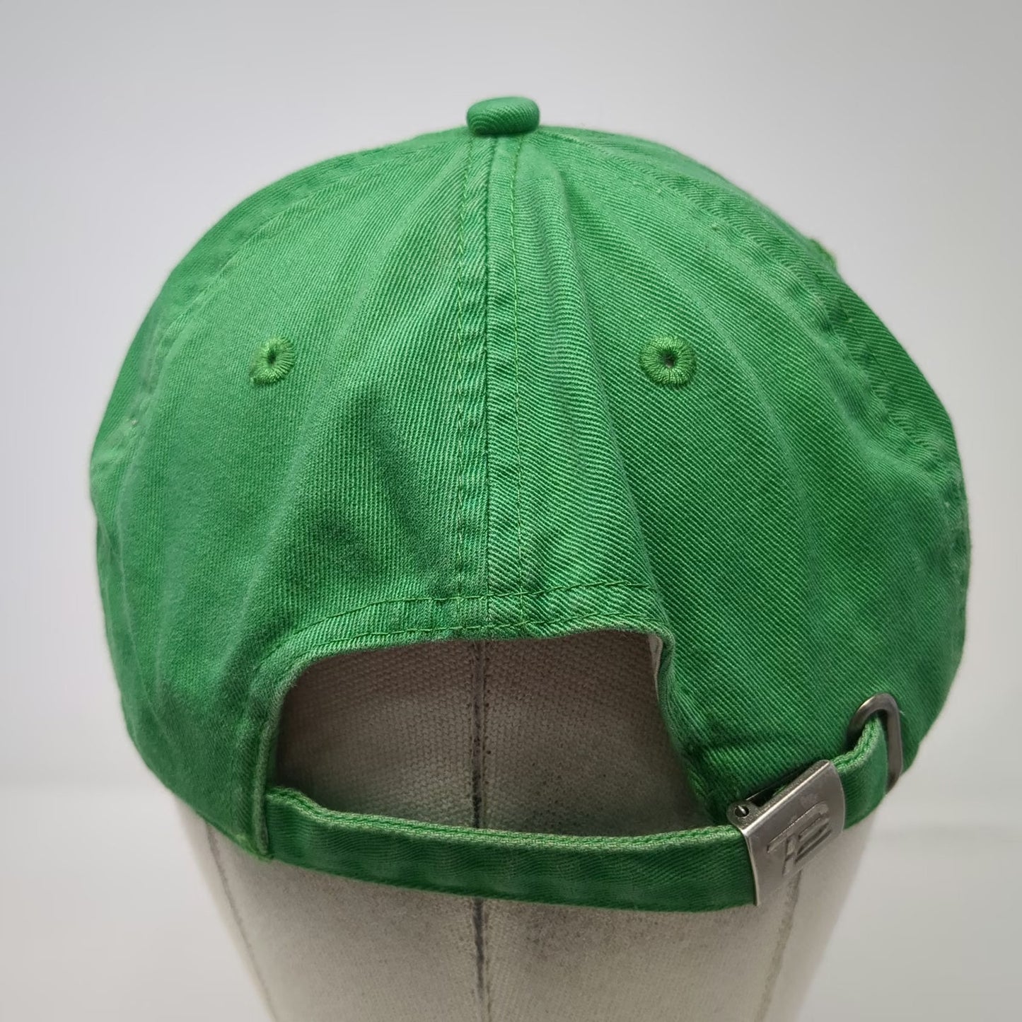 TB12 Baseball Cap Green One Size Embroidered Logo Slideback Cotton Hat Branded
